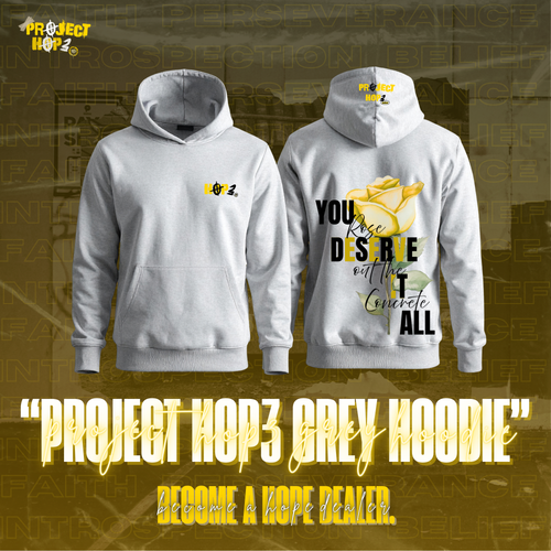 Project Hop3 Grey Hoodie image 0